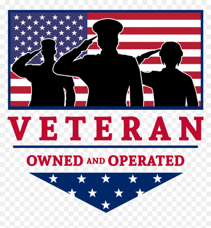 Veteran owned and operated business badge